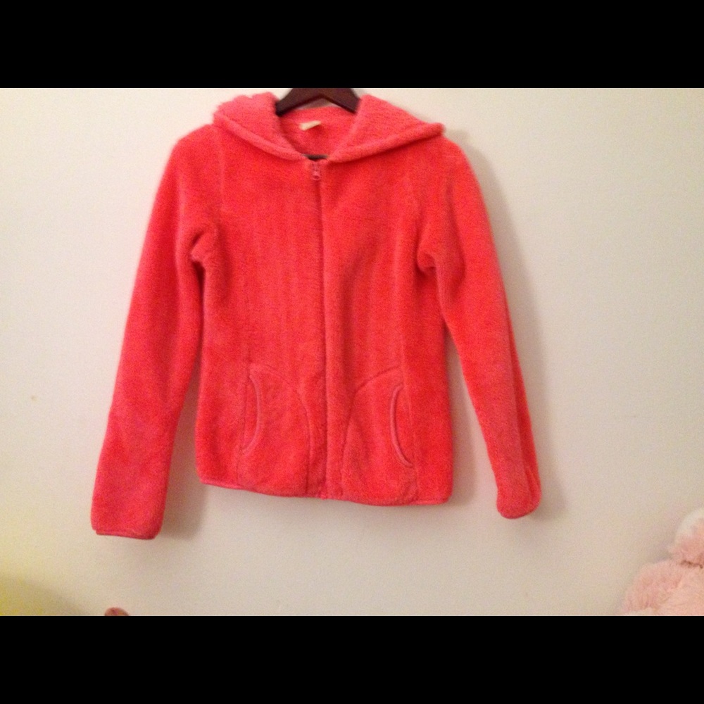 Girls neon pink jacket